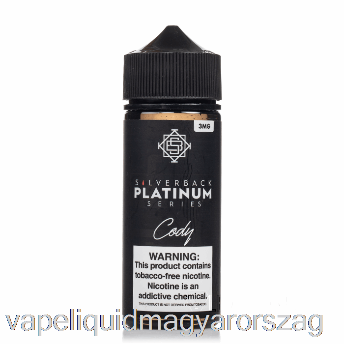 Cody - Ezüsthátú Platina Sorozat - 120ml 6mg Vape Folyadék